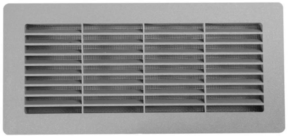 Kratka szary 248x117 do płaskiego kanału 220x90 KVS290136G